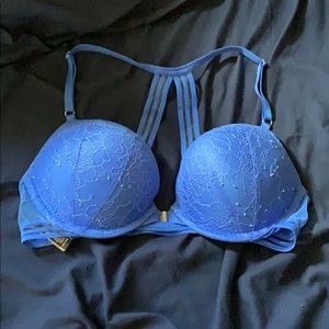 Victoria secrete blue bra